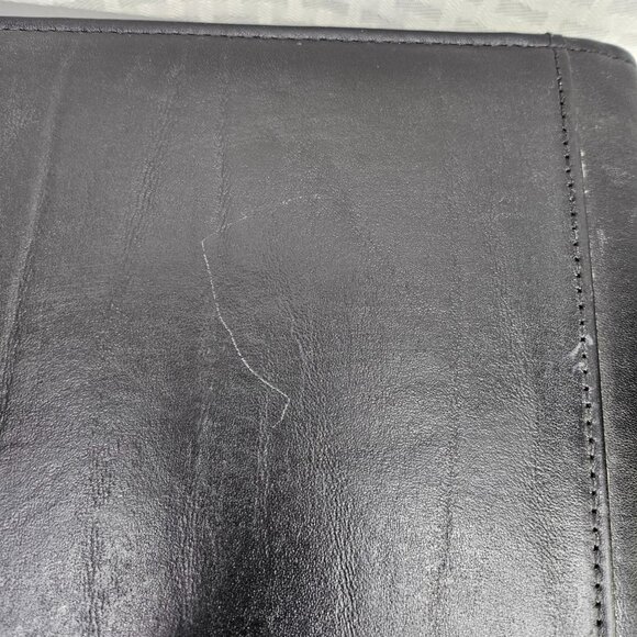 Day-Timer Black Leather Planner Binder With Strap Closure - Picture 3 of 7